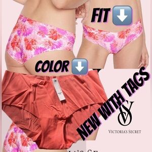 VS | No-Show Hiphugger Panty in Coral | M | NWT New w Tags